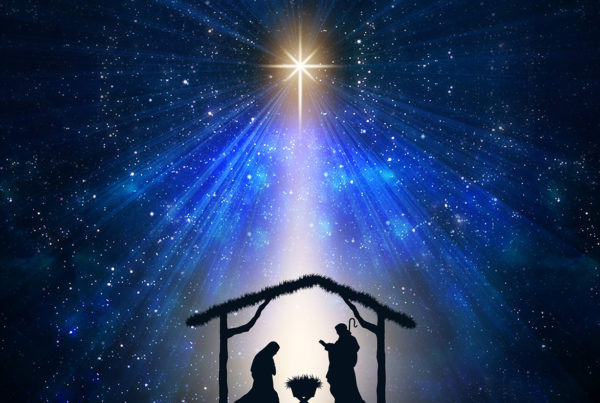25 de diciembre Nacimiento de Jesús - imágenes del establo bajo la estrella
