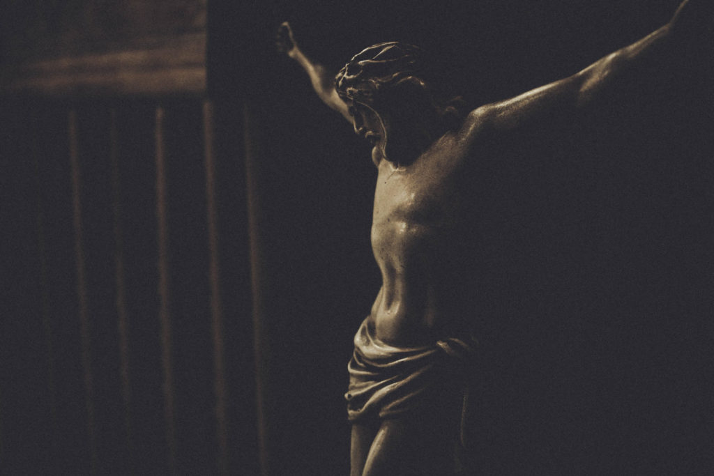 Good Friday worship remembers the crucifixion of Jesus Christ,, which this image aims to represent