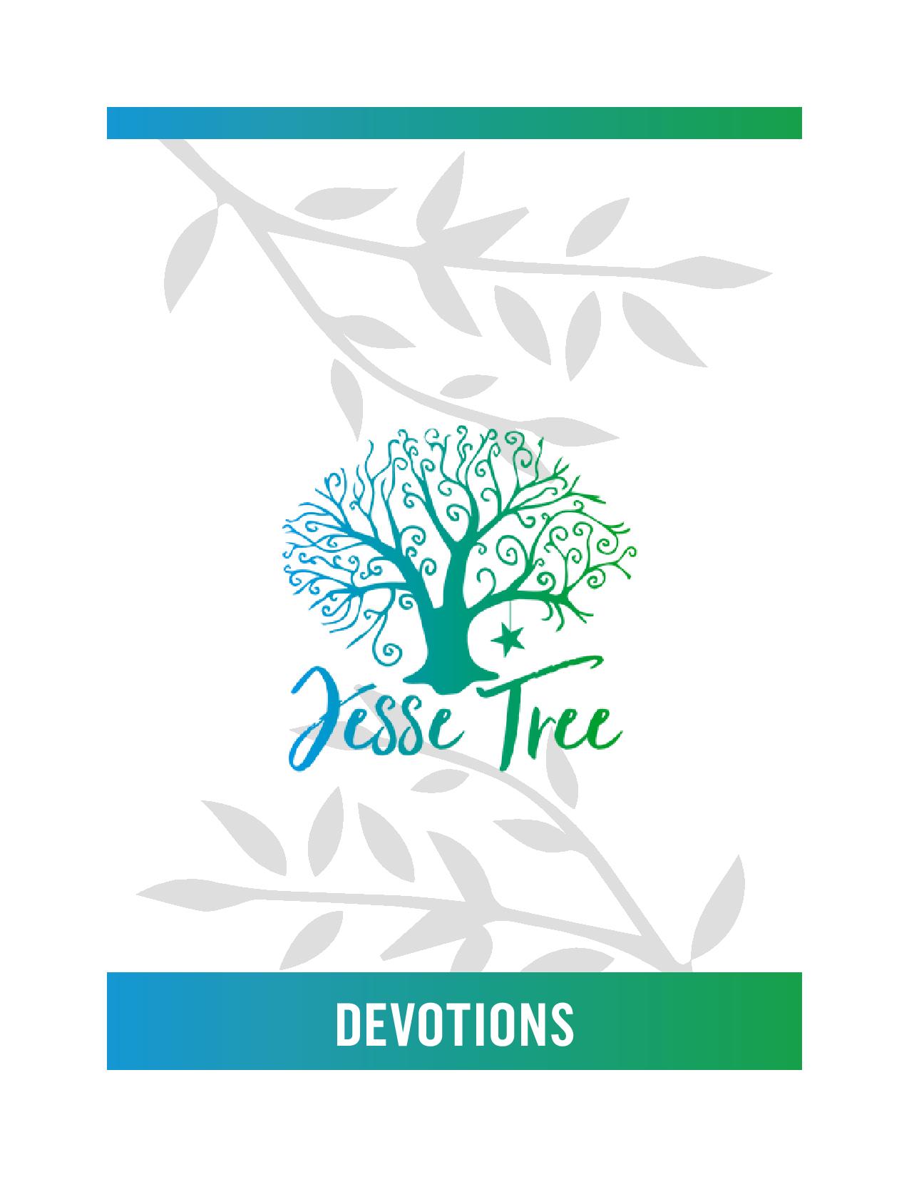 Portada de las devociones personales del Árbol de Jesse
