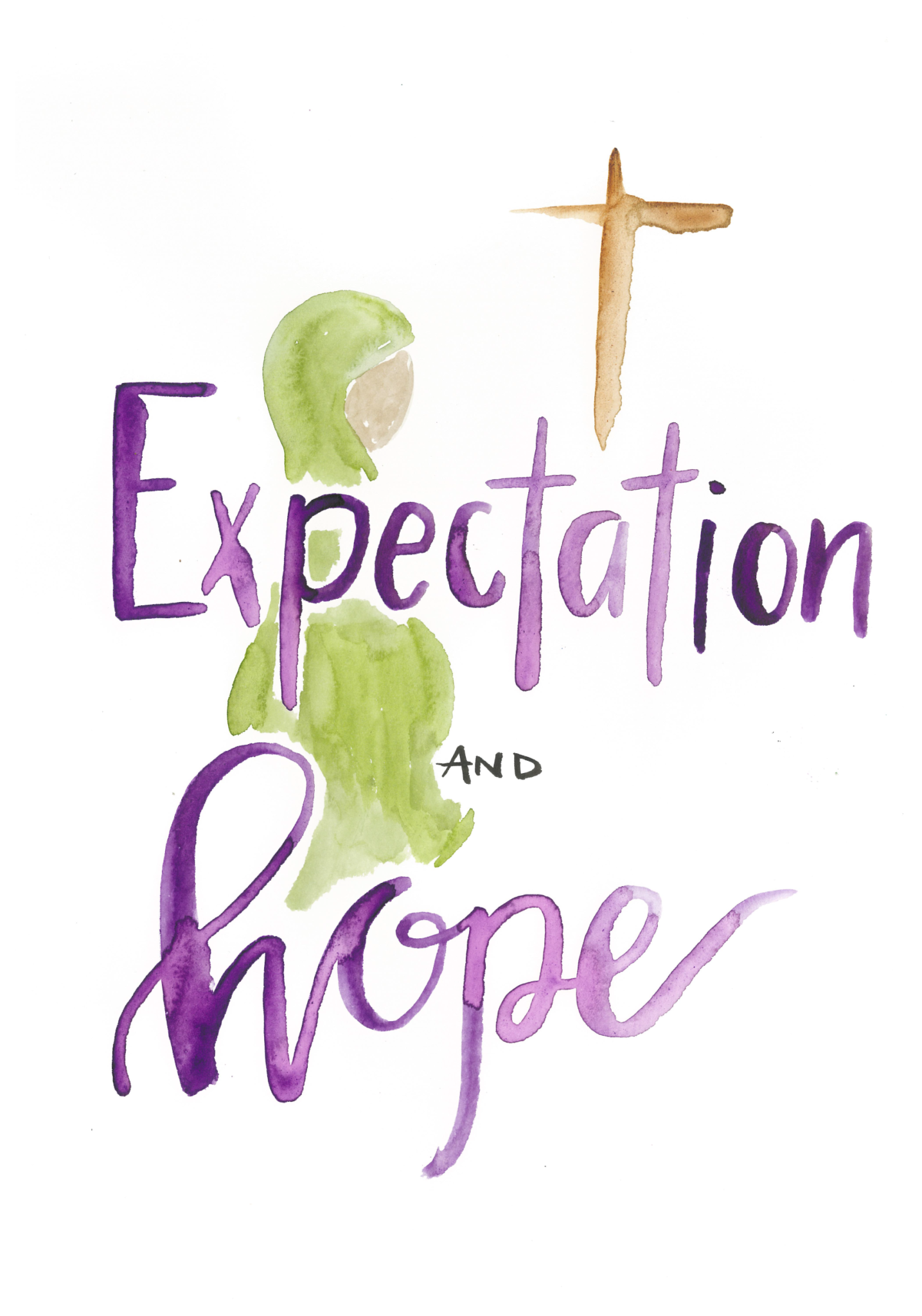 Expectation and Hope Anna the prophet art