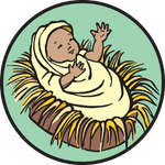 Baby Jesus Jesse Tree symbol