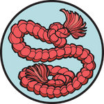 Símbolo del Árbol de Jesse de cuerda roja