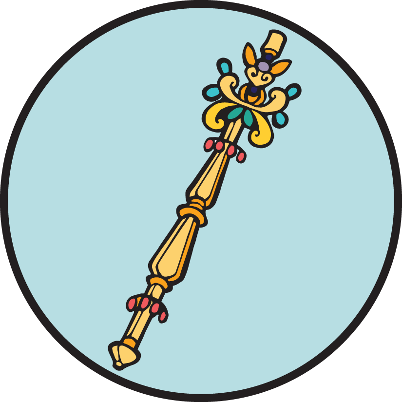 Esther's scepter Jesse Tree symbol